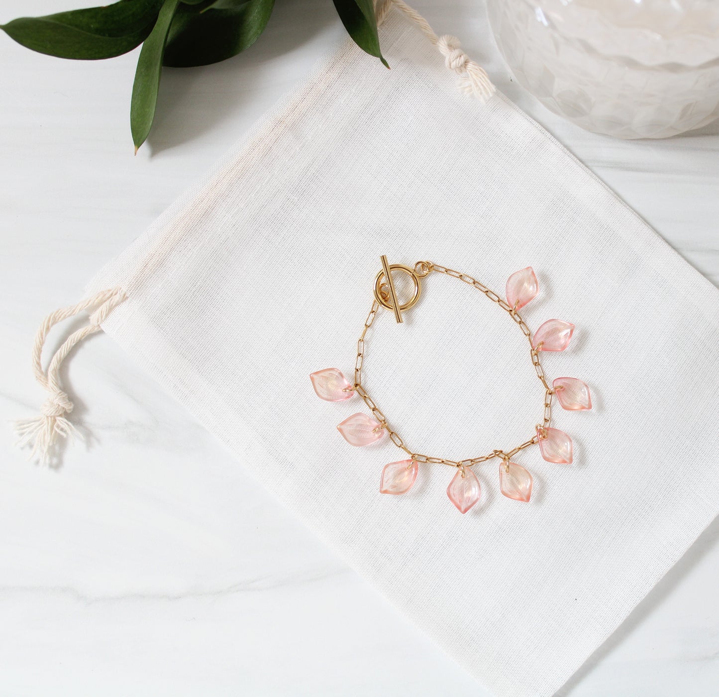 Bliss Petal Bracelet in Gold