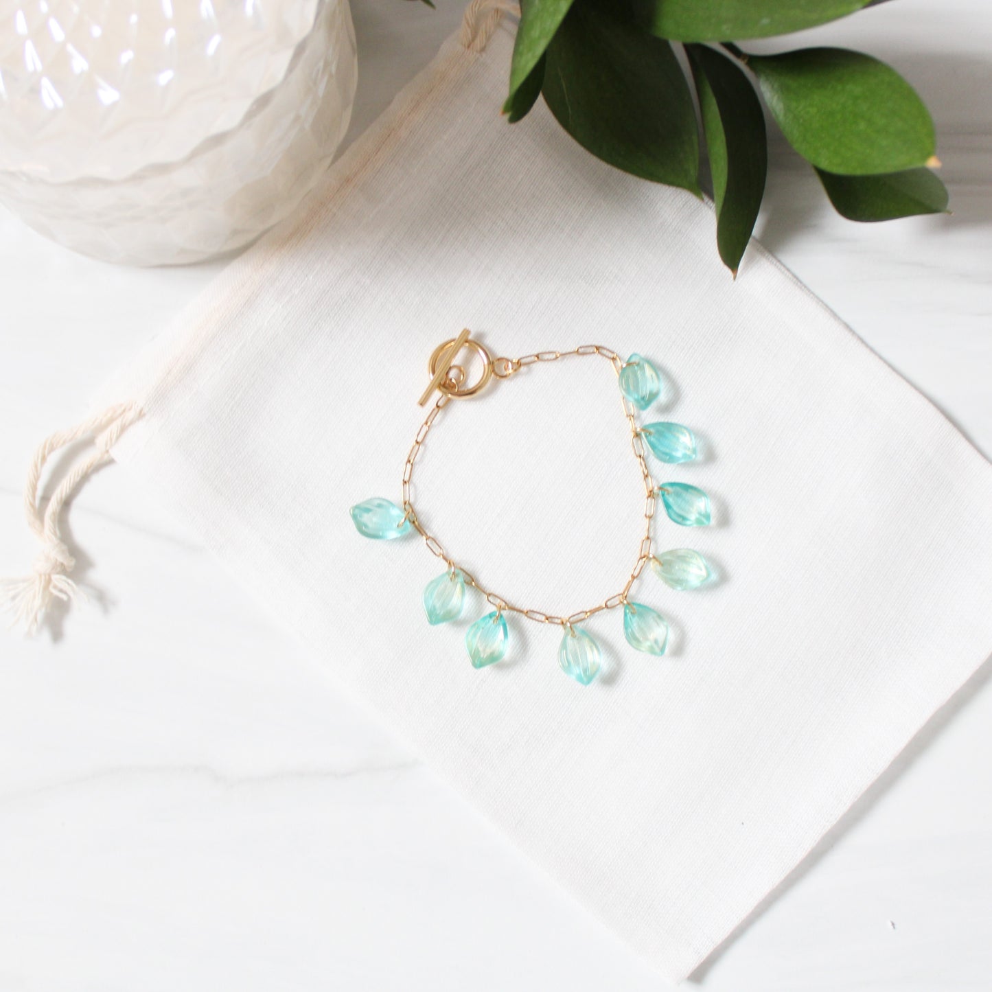 Bliss Petal Bracelet in Gold
