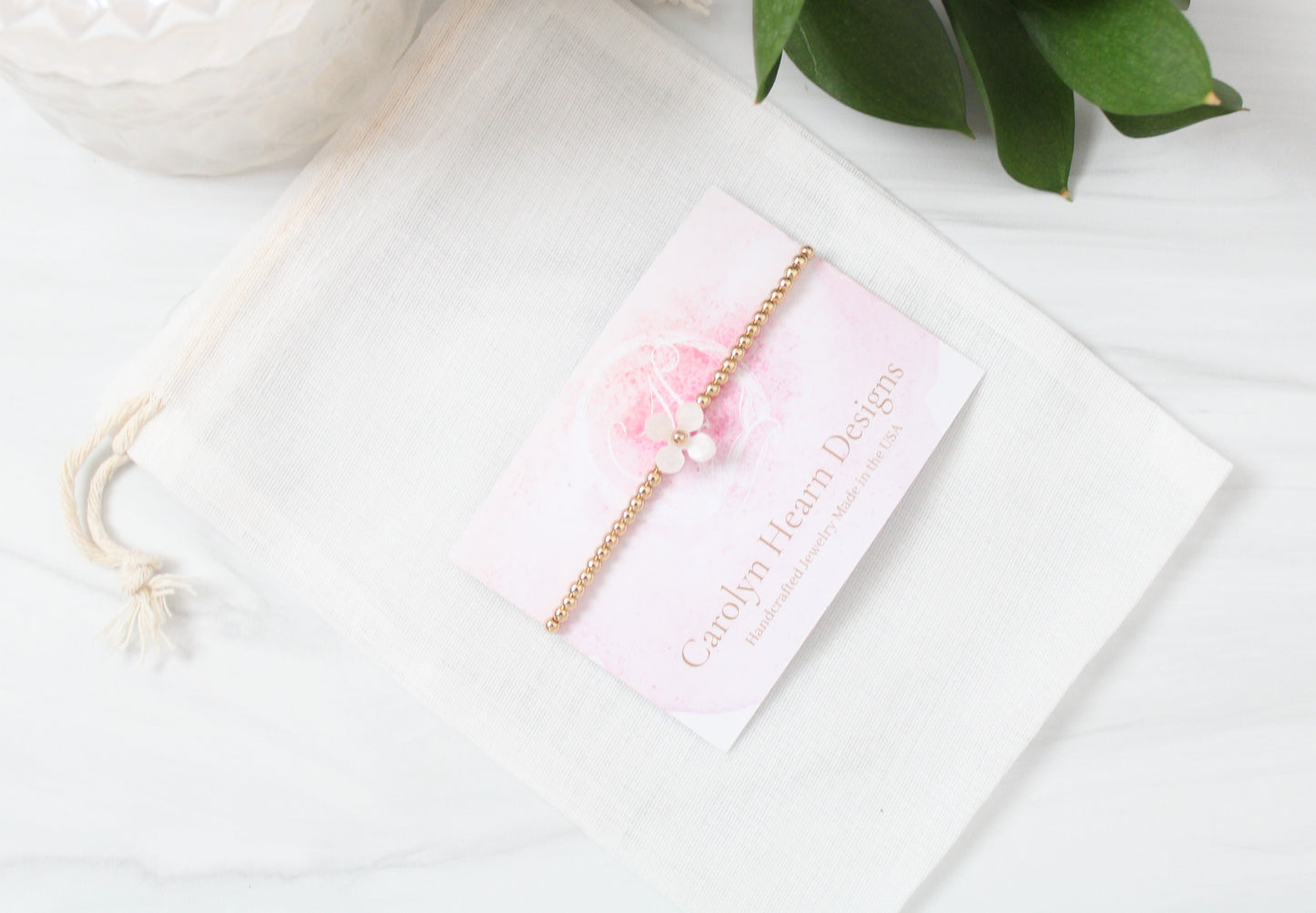 Blossom Beaded Flower Bracelet