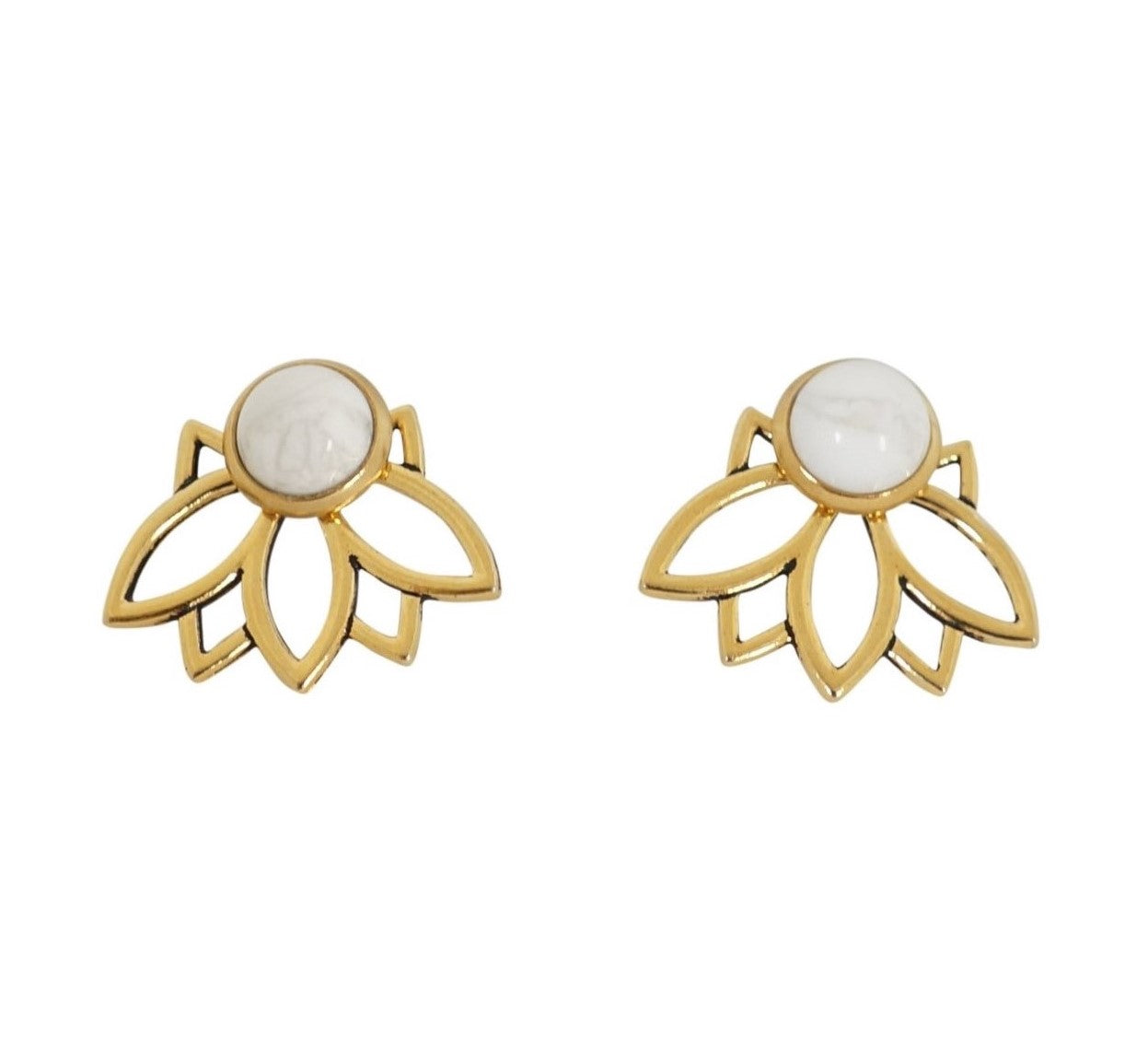 3-in-1 Lotus Ear Jackets - Carolyn Hearn Designs
