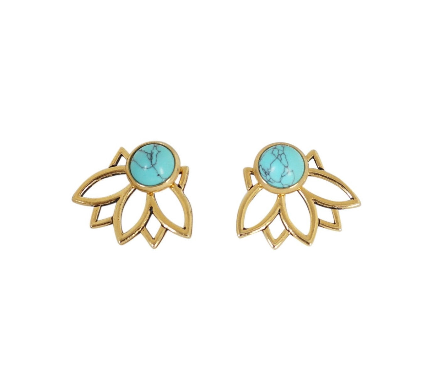 3-in-1 Lotus Ear Jackets - Carolyn Hearn Designs