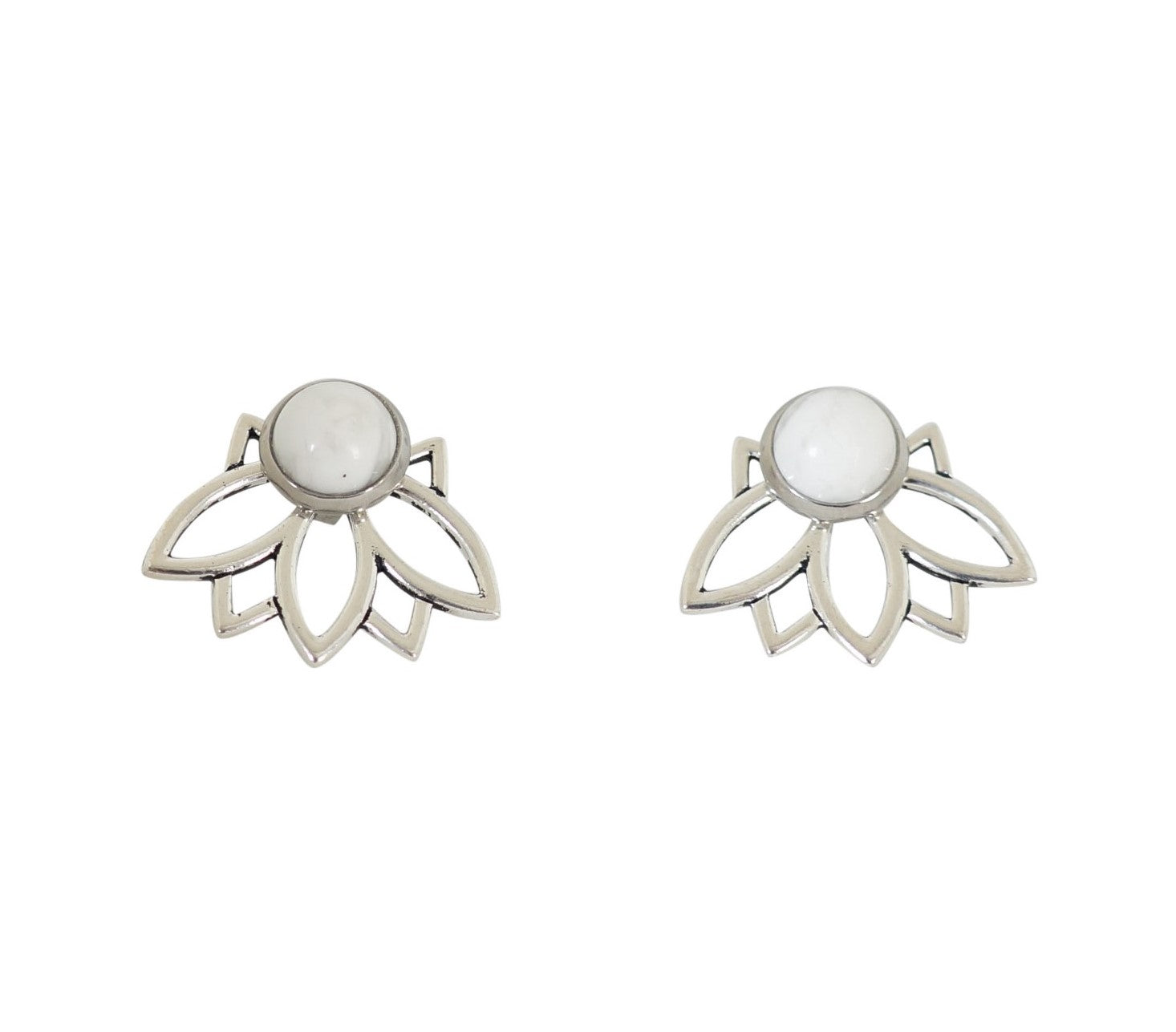 3-in-1 Lotus Ear Jackets - Carolyn Hearn Designs