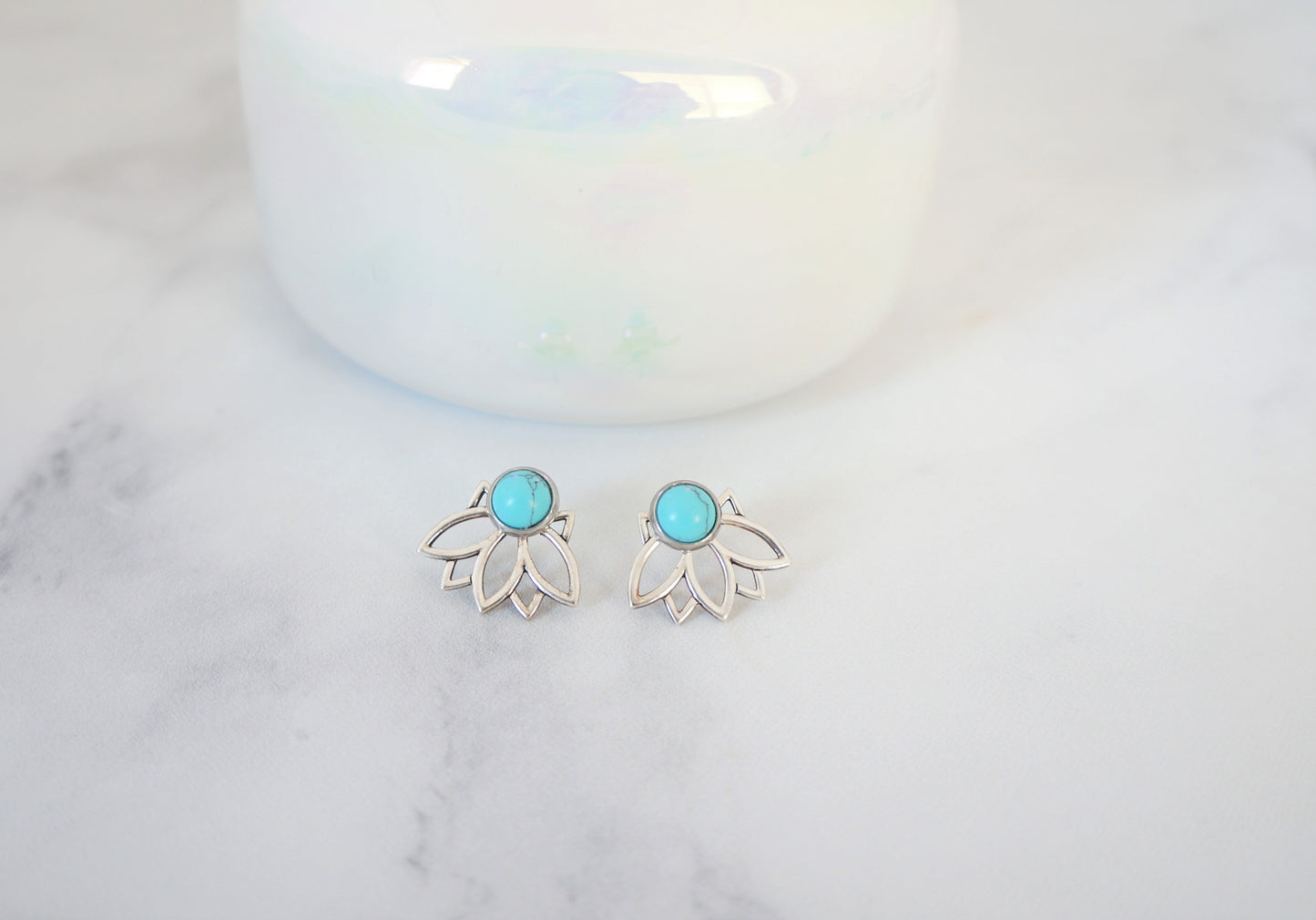 3-in-1 Lotus Ear Jackets - Carolyn Hearn Designs