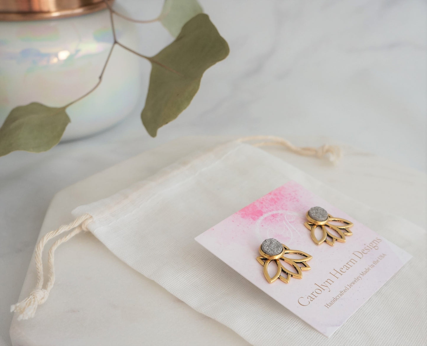 3-in-1 Lotus Ear Jackets
