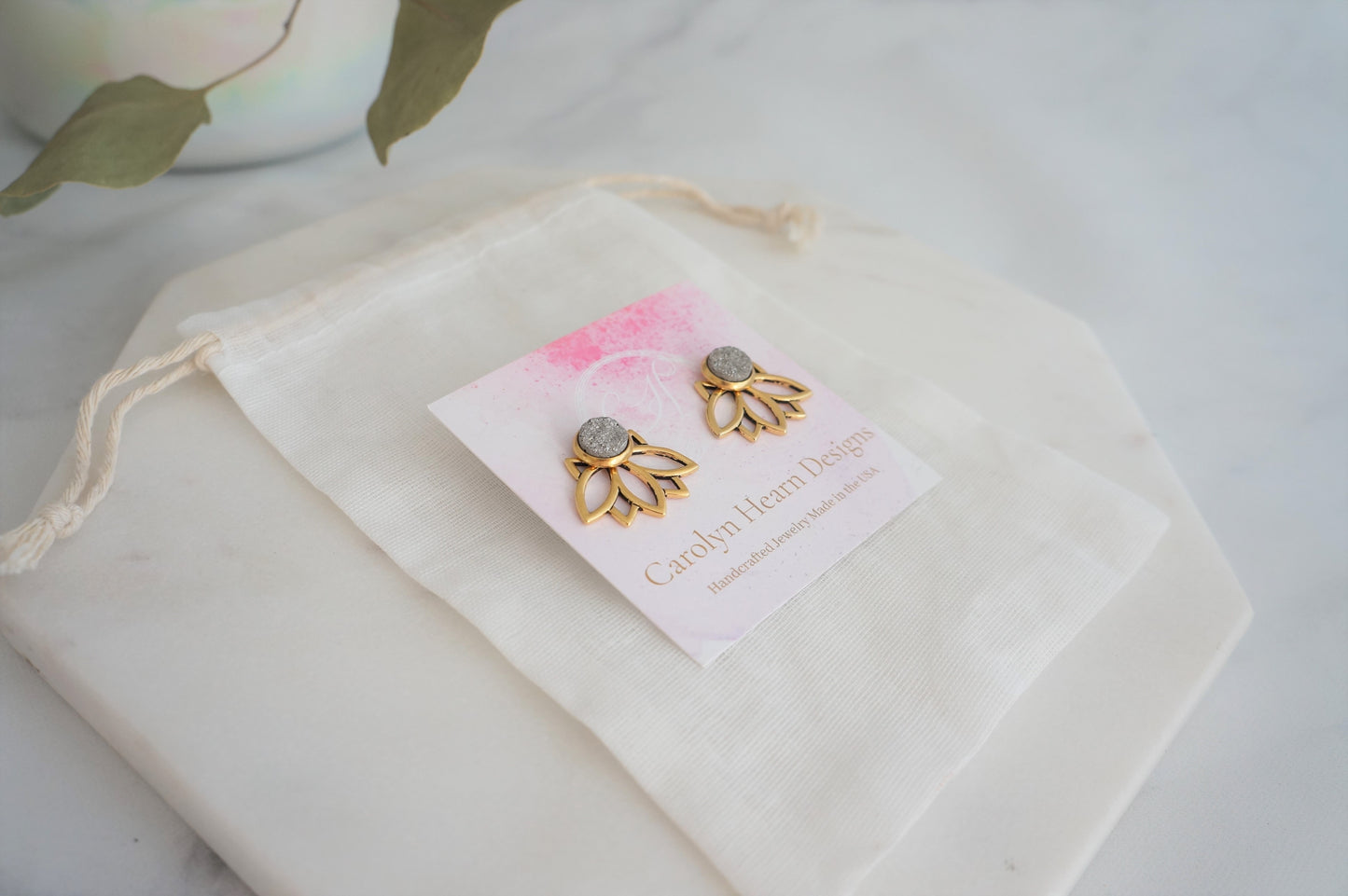 3-in-1 Lotus Ear Jackets
