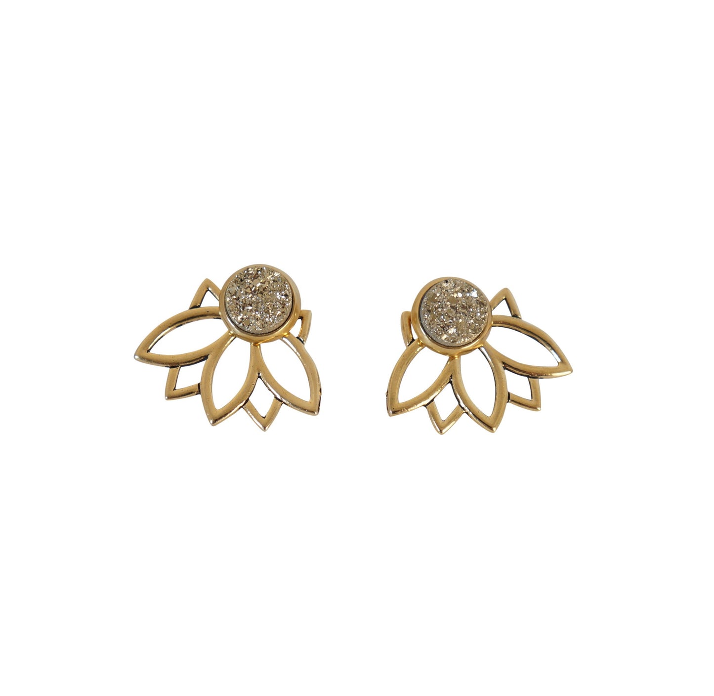 3-in-1 Lotus Ear Jackets - Carolyn Hearn Designs