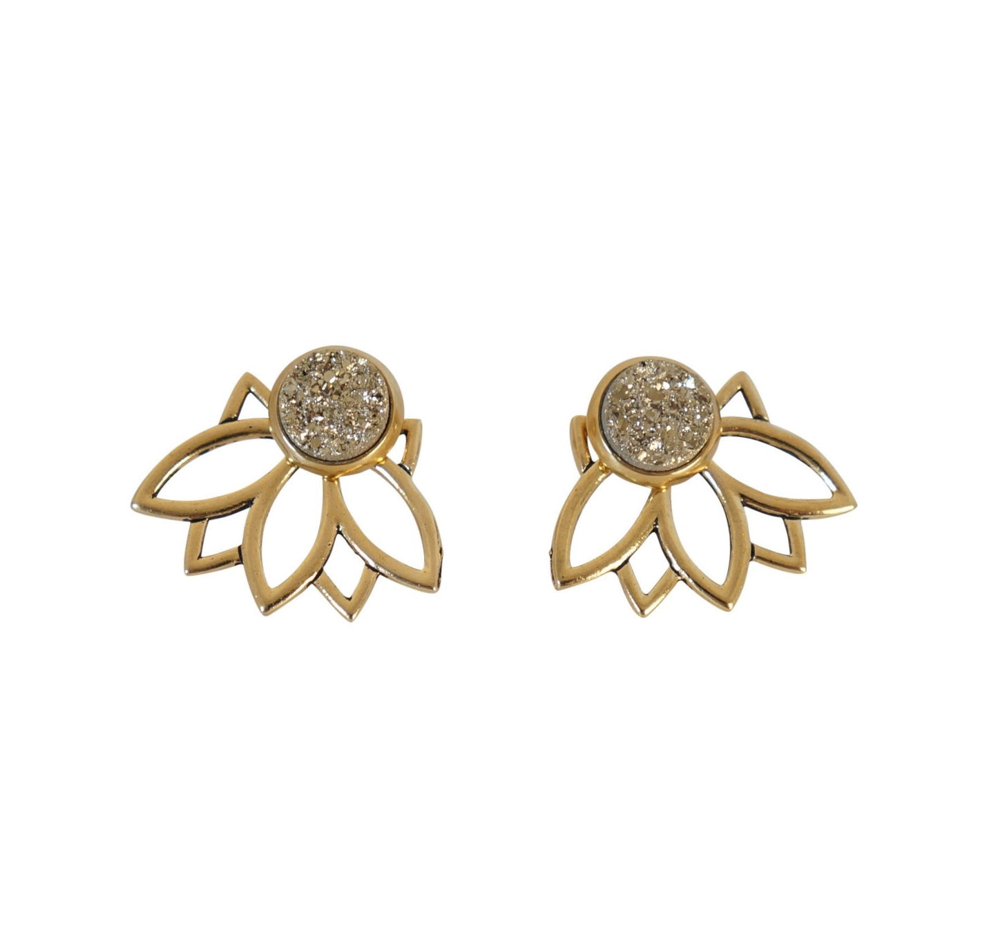 3-in-1 Lotus Ear Jackets - Carolyn Hearn Designs