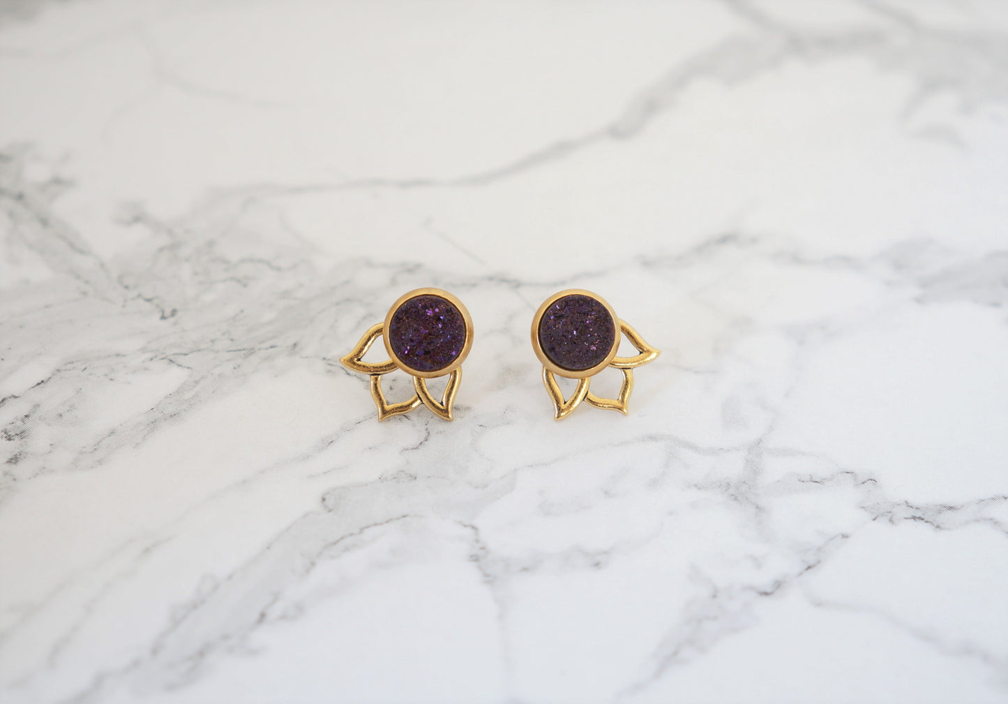3-in-1 Lotus Ear Jackets - Carolyn Hearn Designs