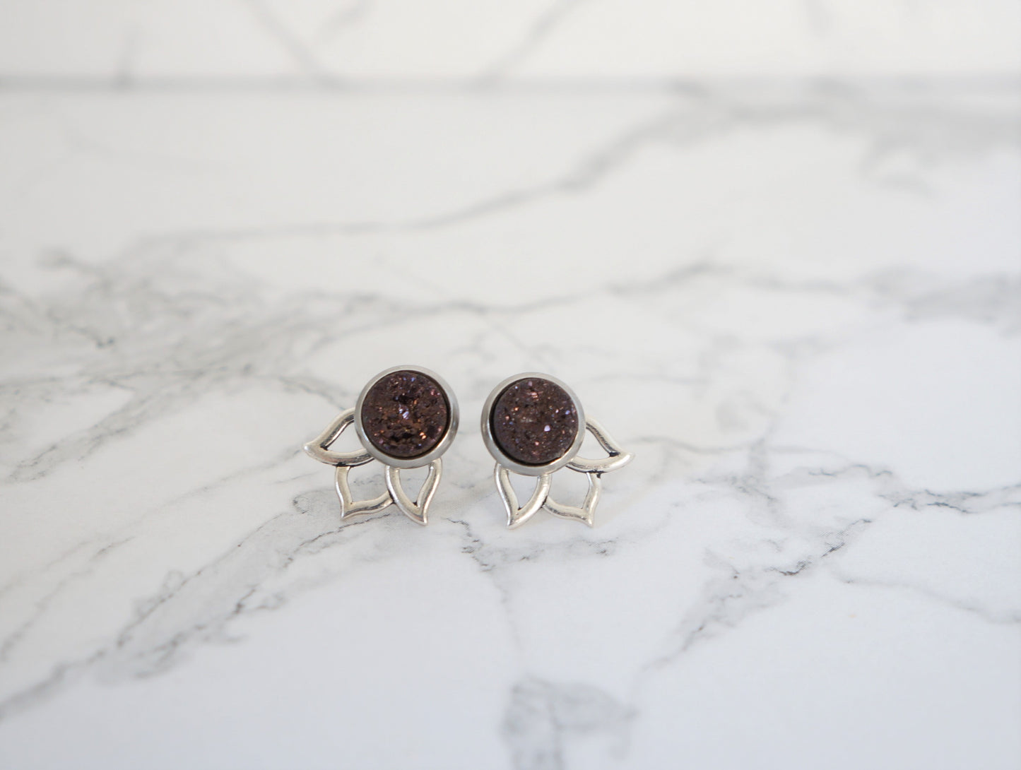 3-in-1 Lotus Ear Jackets - Carolyn Hearn Designs