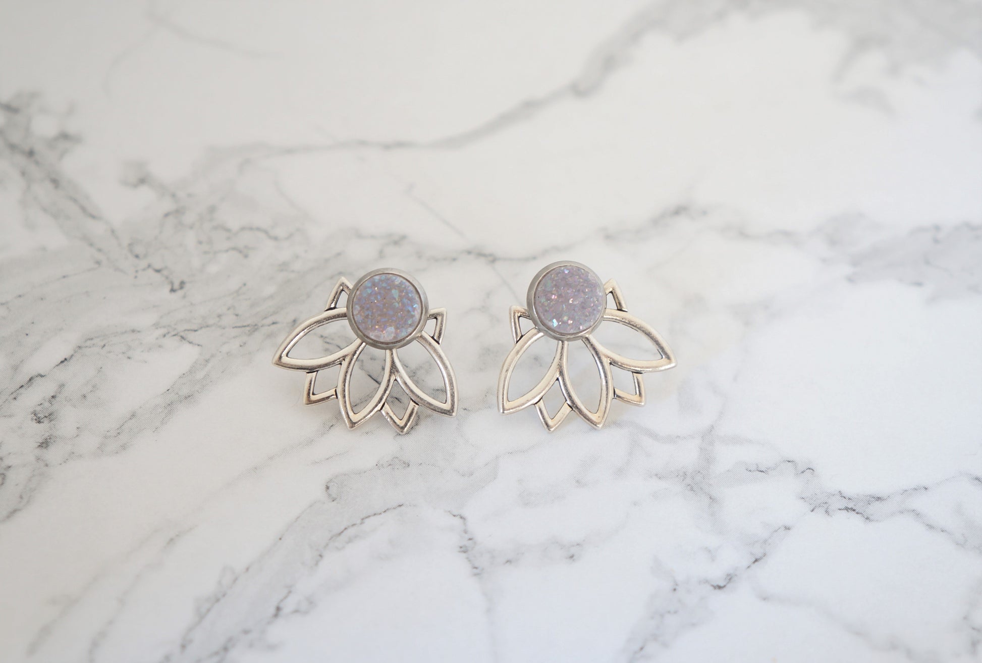 3-in-1 Lotus Ear Jackets - Carolyn Hearn Designs