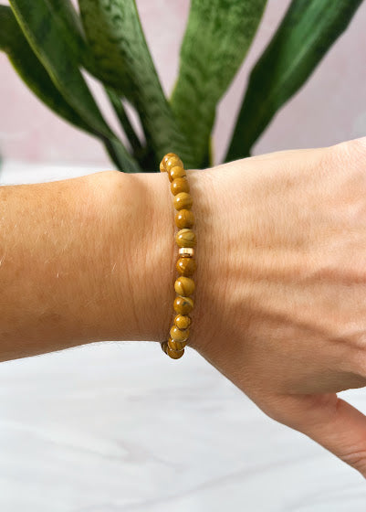 Wood Lace Bracelet