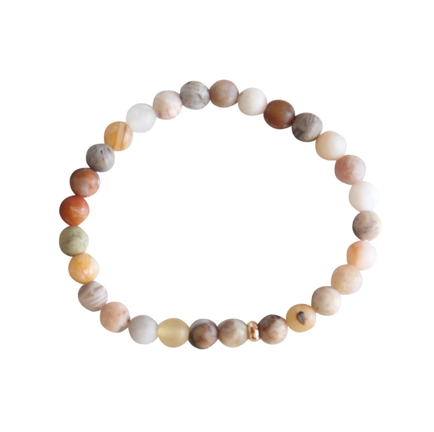 Bamboo Leaf Agate Bracelet