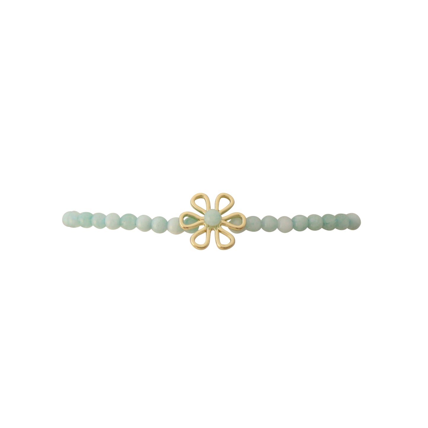 Tranquil Beaded Flower Bracelet