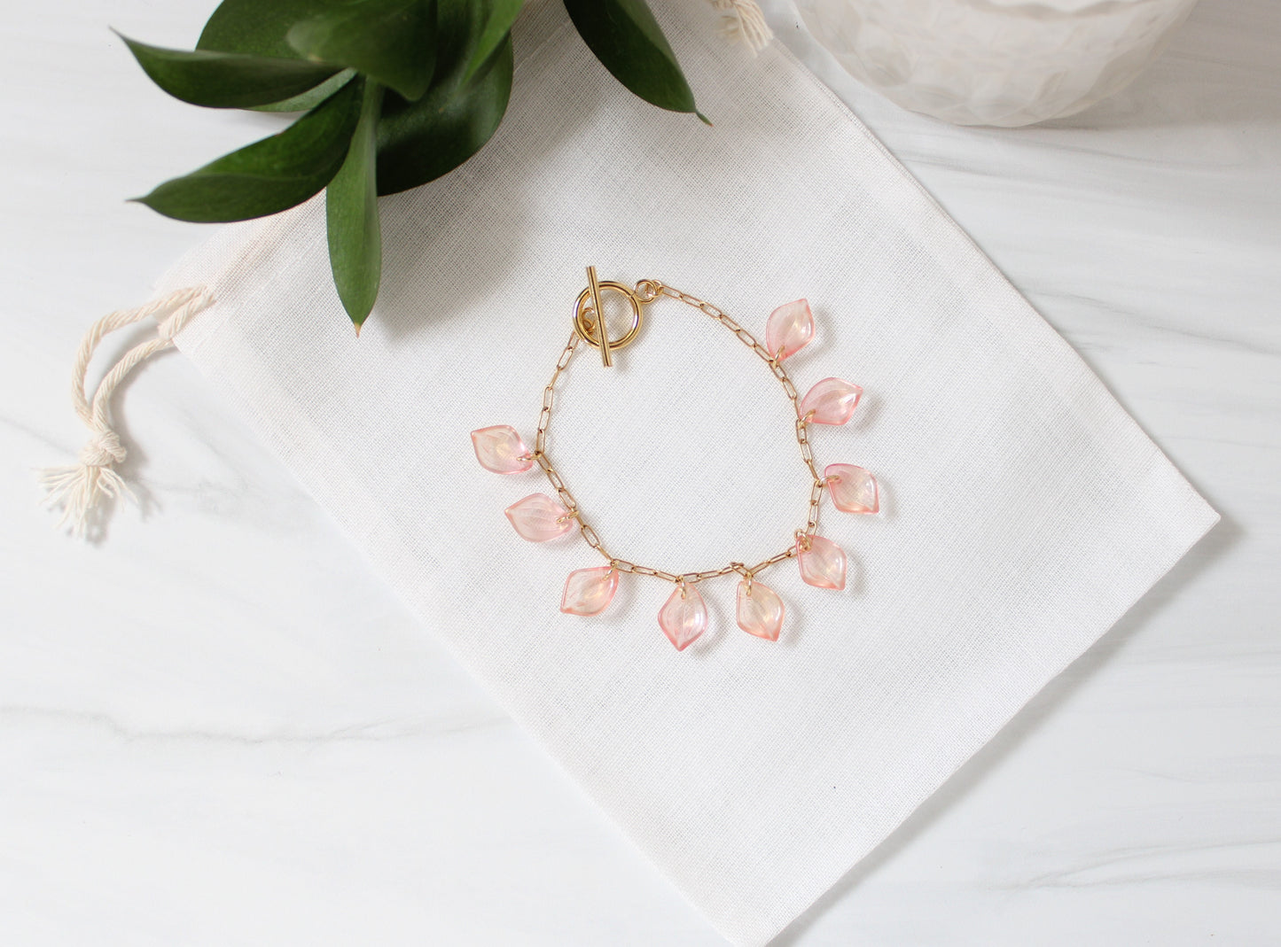 Bliss Petal Bracelet in Gold