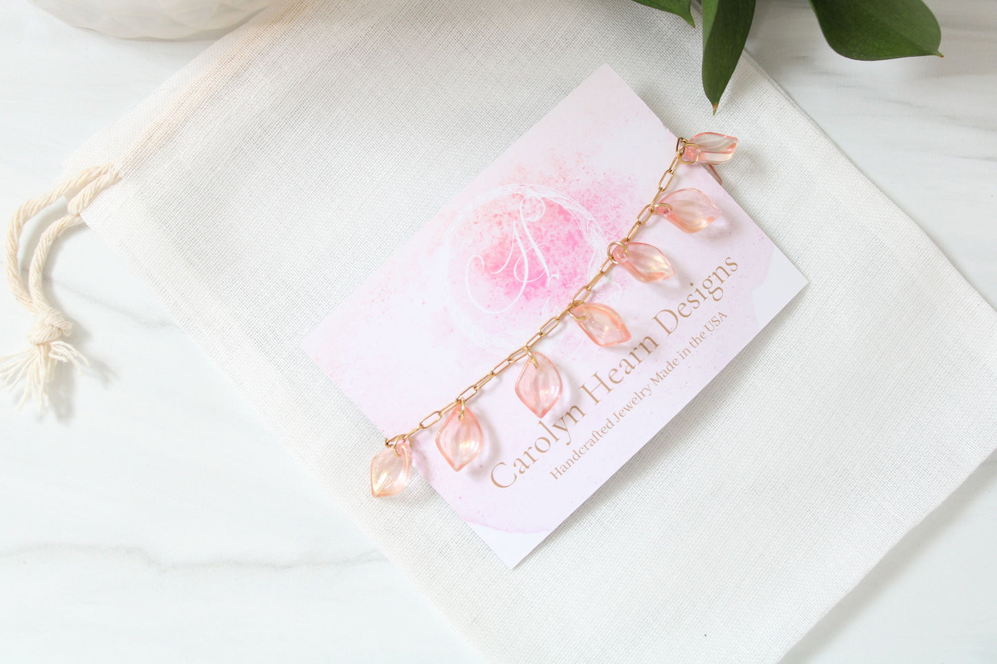 Bliss Petal Bracelet in Gold
