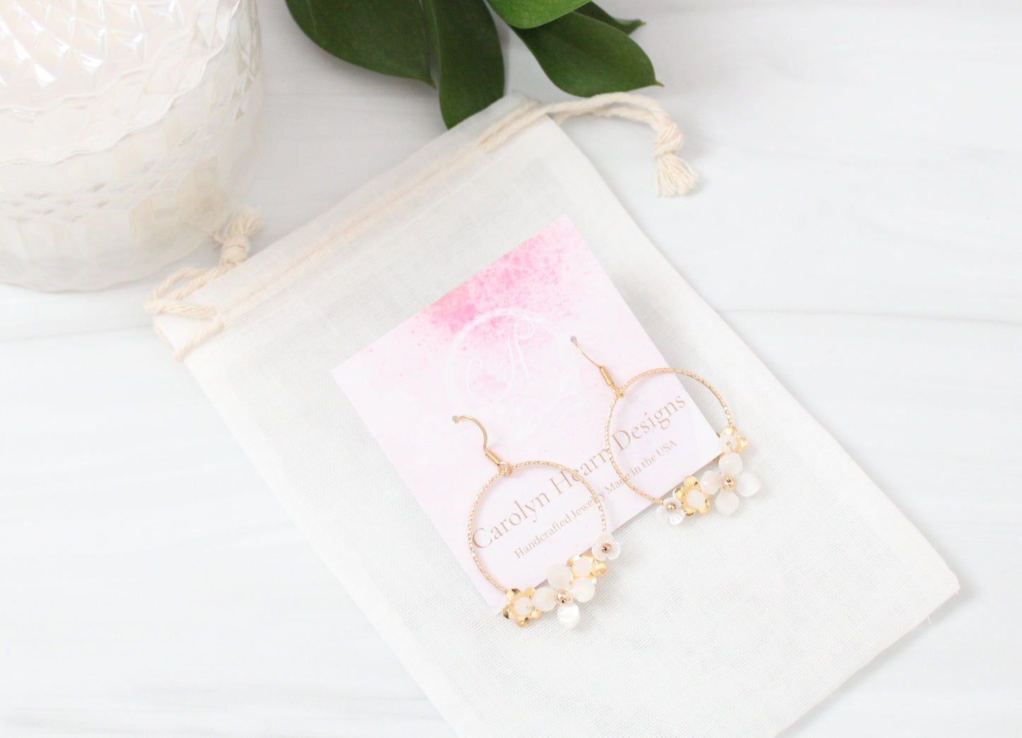Blossom Hoop Earrings