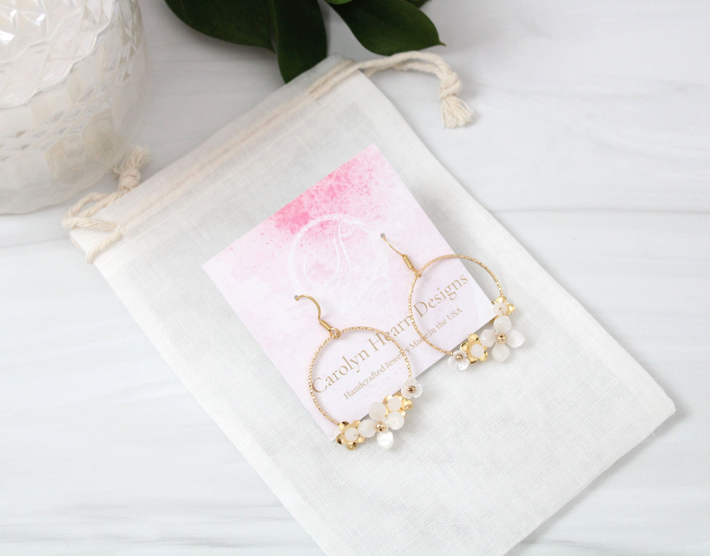 Blossom Hoop Earrings