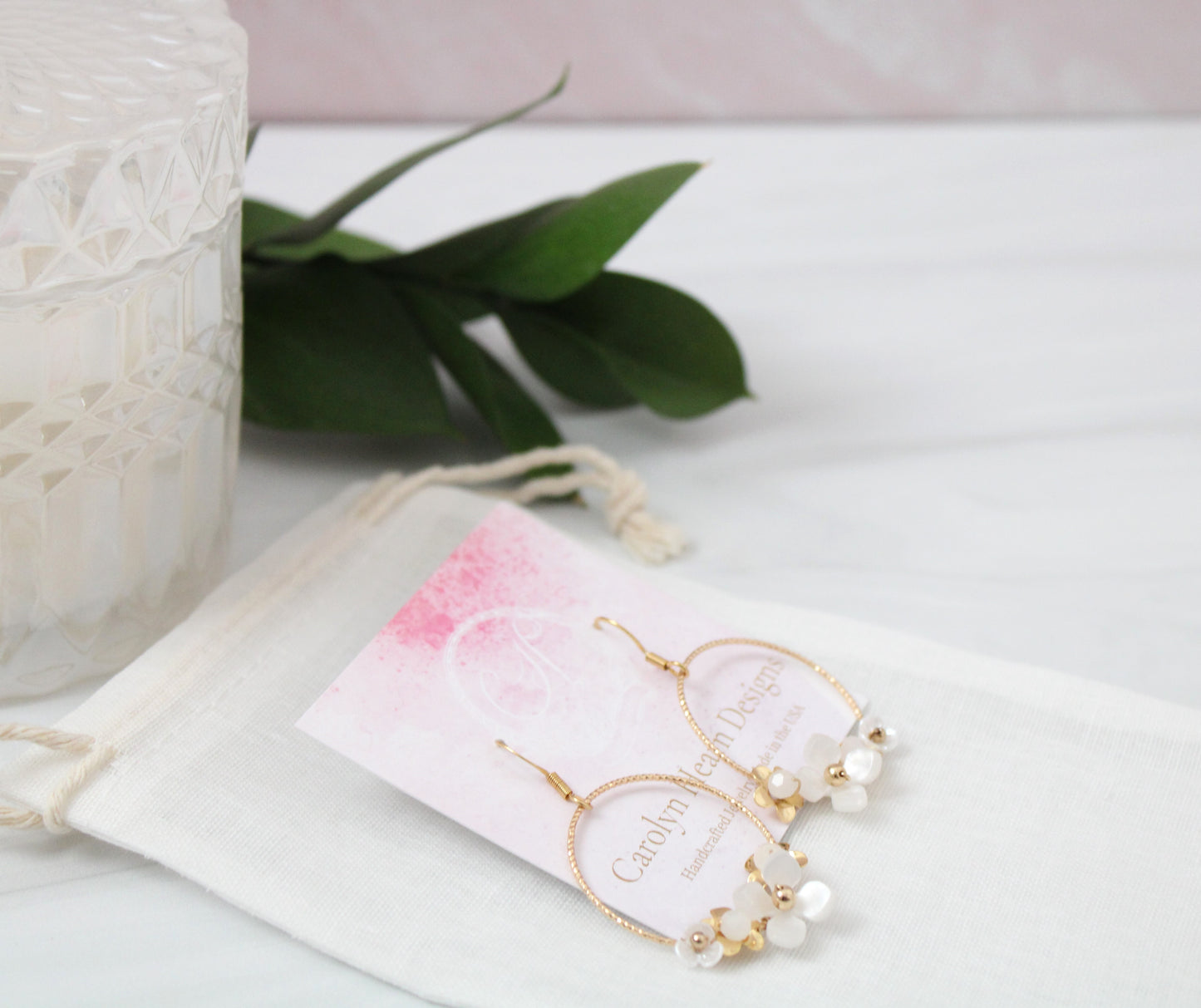 Blossom Hoop Earrings