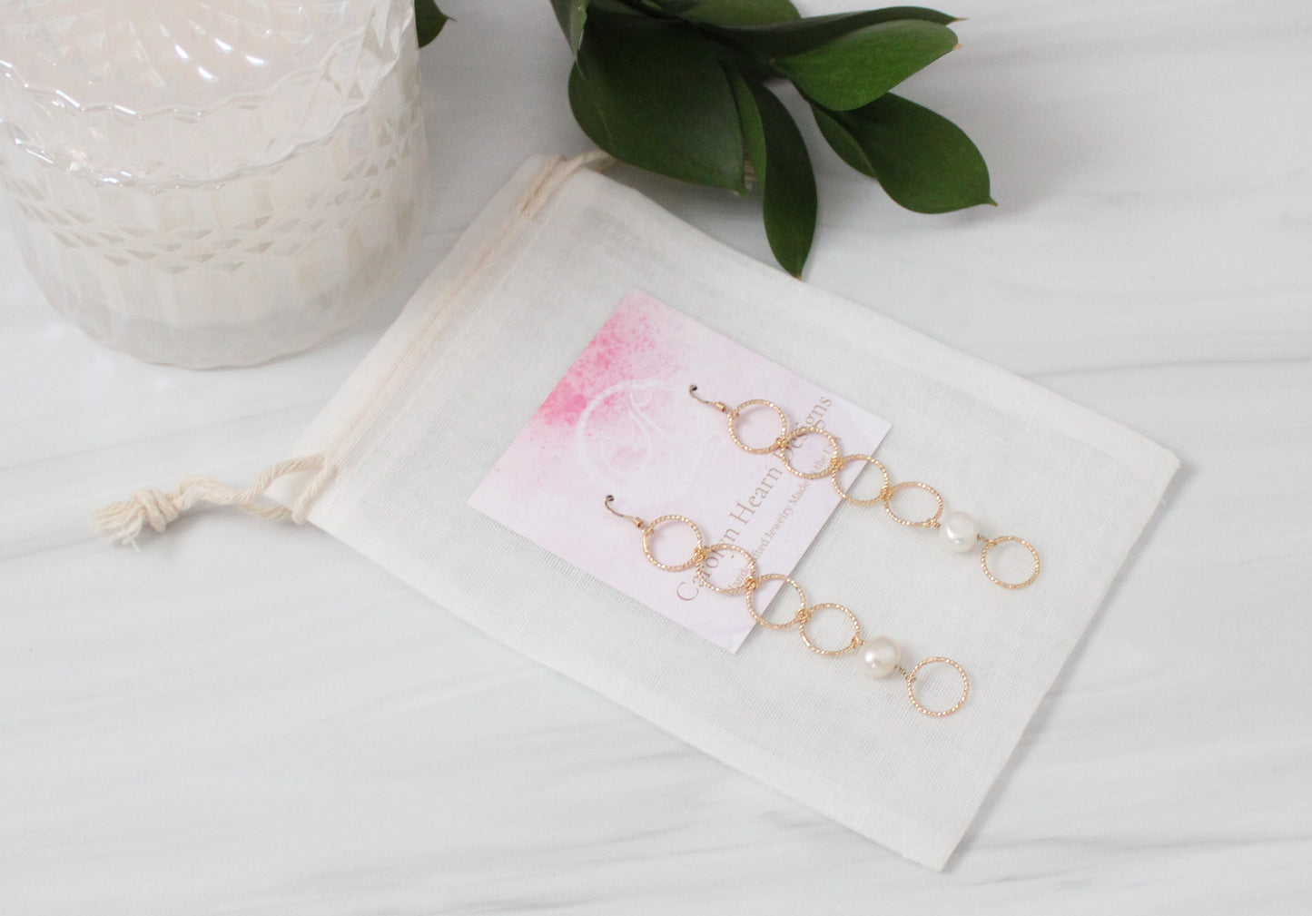 Dreamy Pearl Dangle Earrings