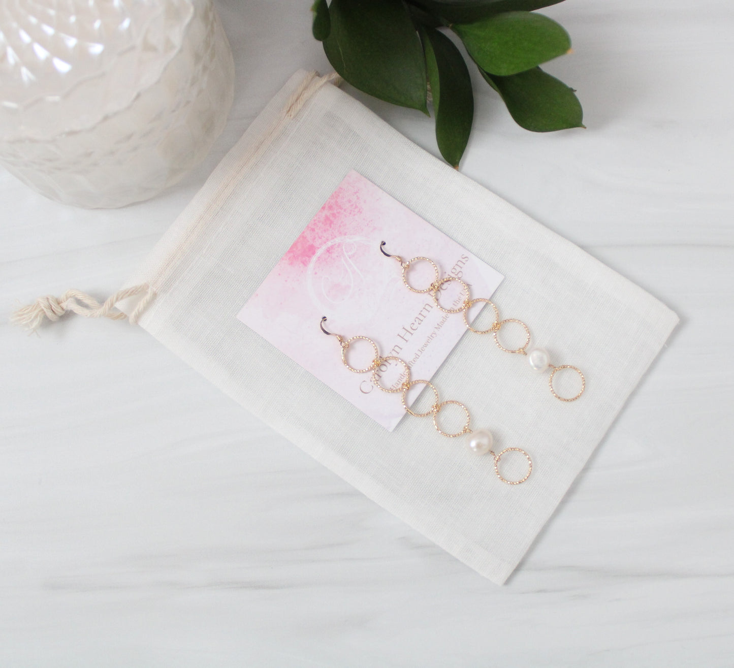 Dreamy Pearl Dangle Earrings