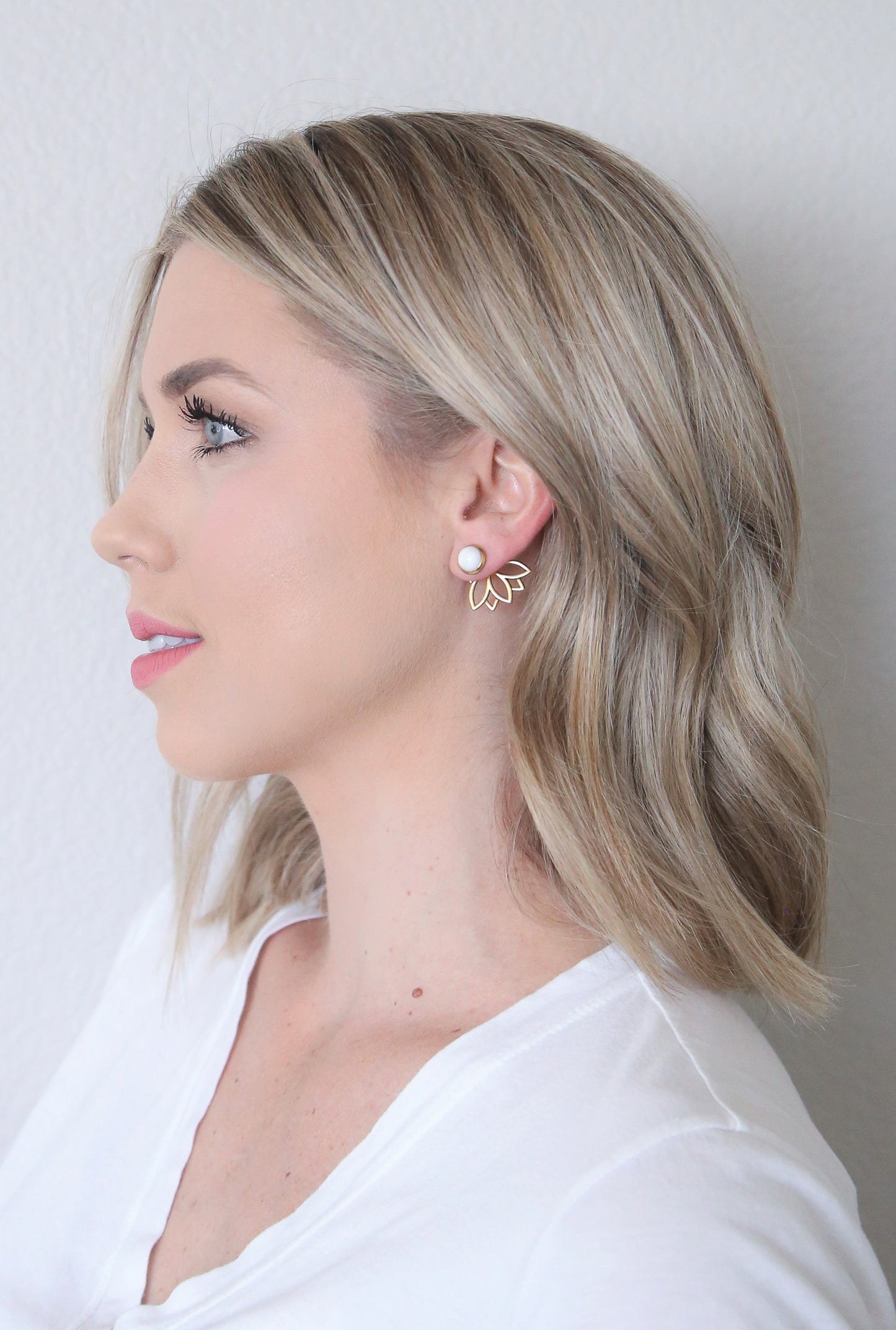 3-in-1 Lotus Ear Jackets - Carolyn Hearn Designs