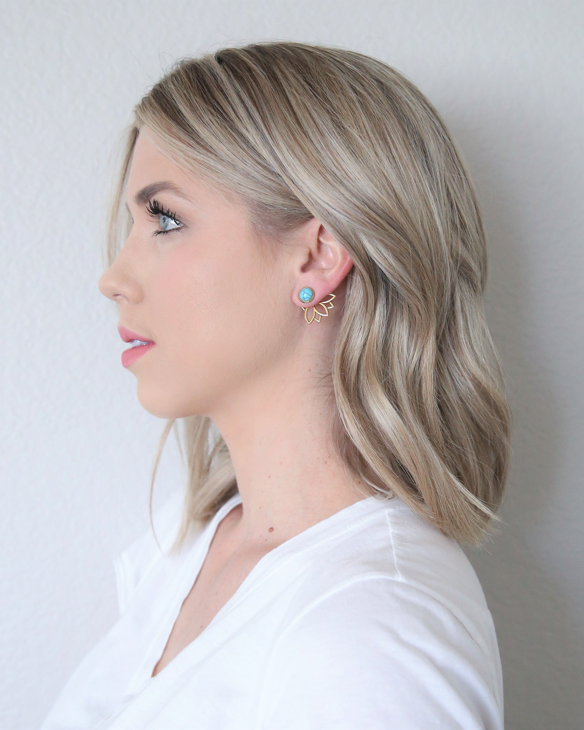 3-in-1 Lotus Ear Jackets - Carolyn Hearn Designs