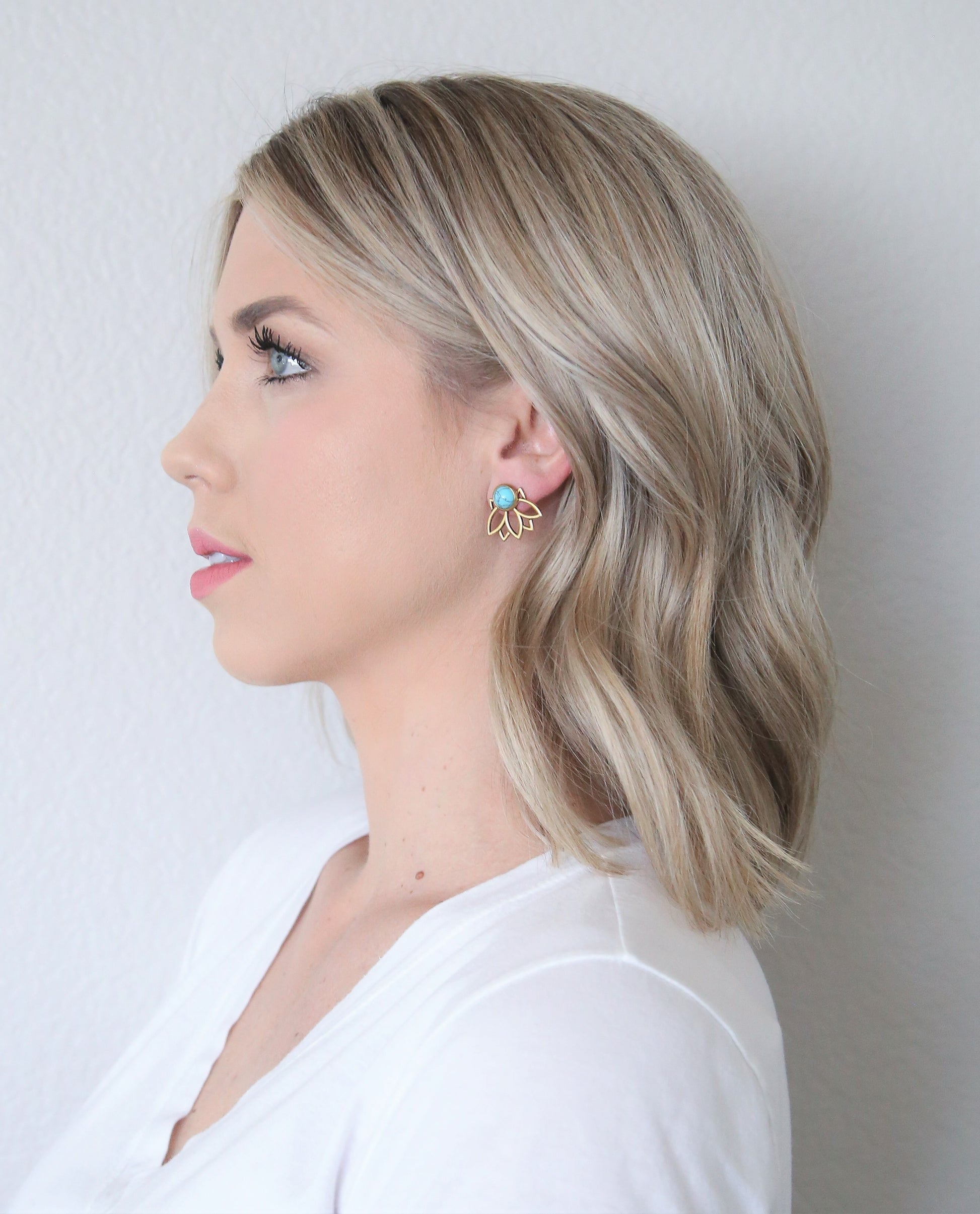 3-in-1 Lotus Ear Jackets - Carolyn Hearn Designs