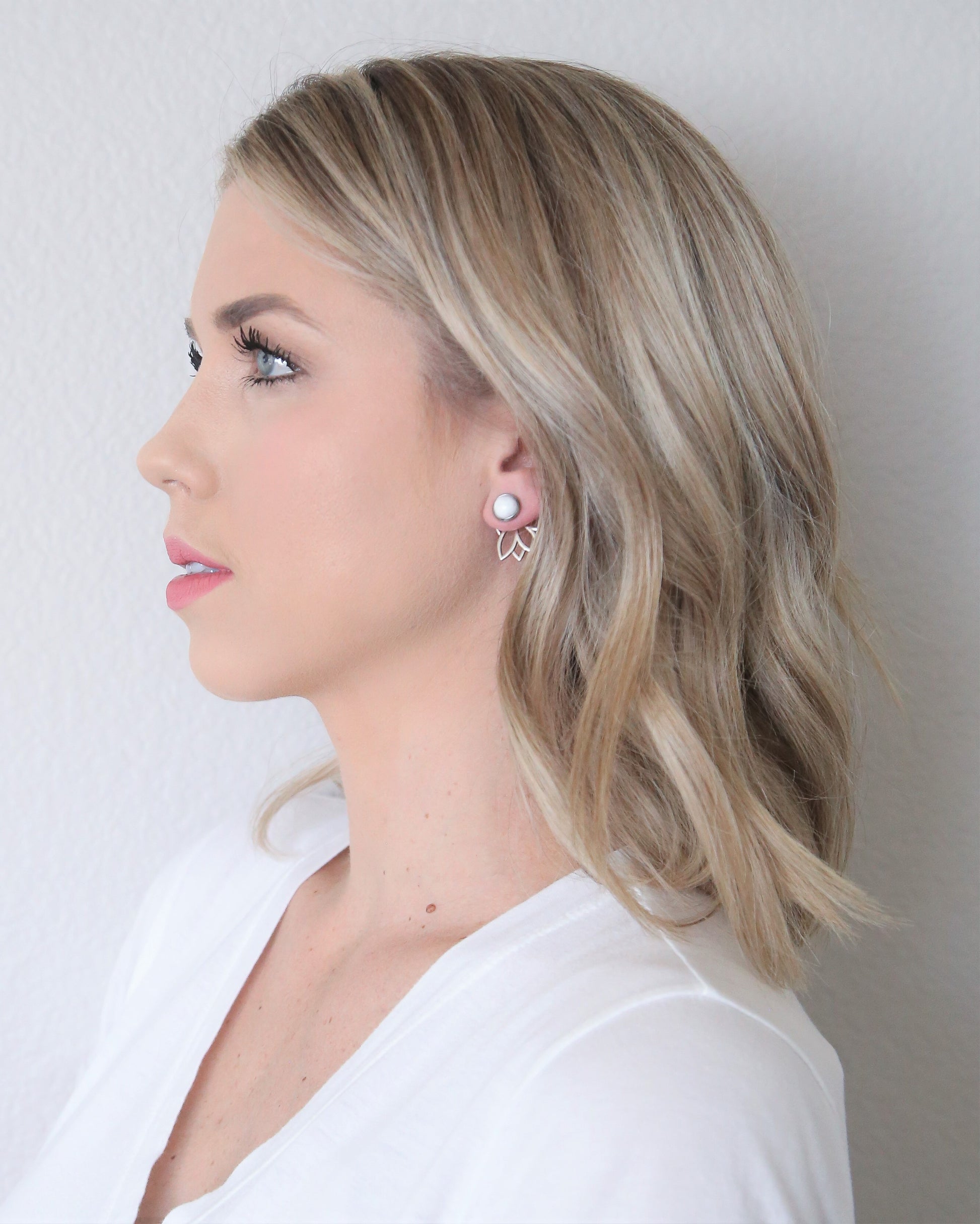 3-in-1 Lotus Ear Jackets - Carolyn Hearn Designs