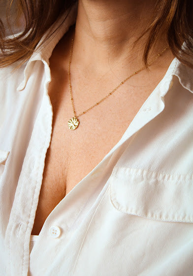 Brilliant Necklace in Gold