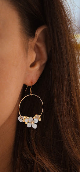Blossom Hoop Earrings