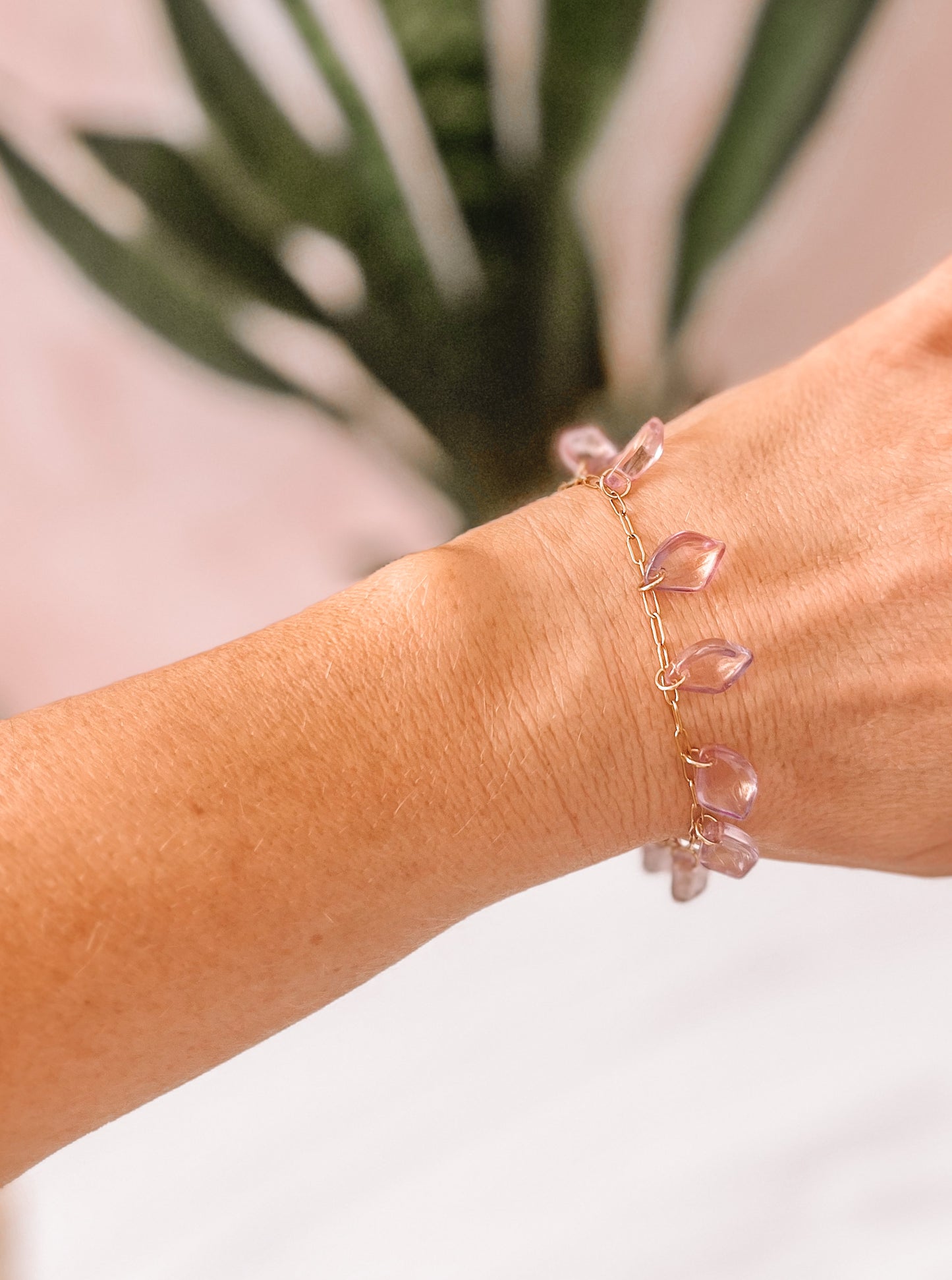 Bliss Petal Bracelet in Gold