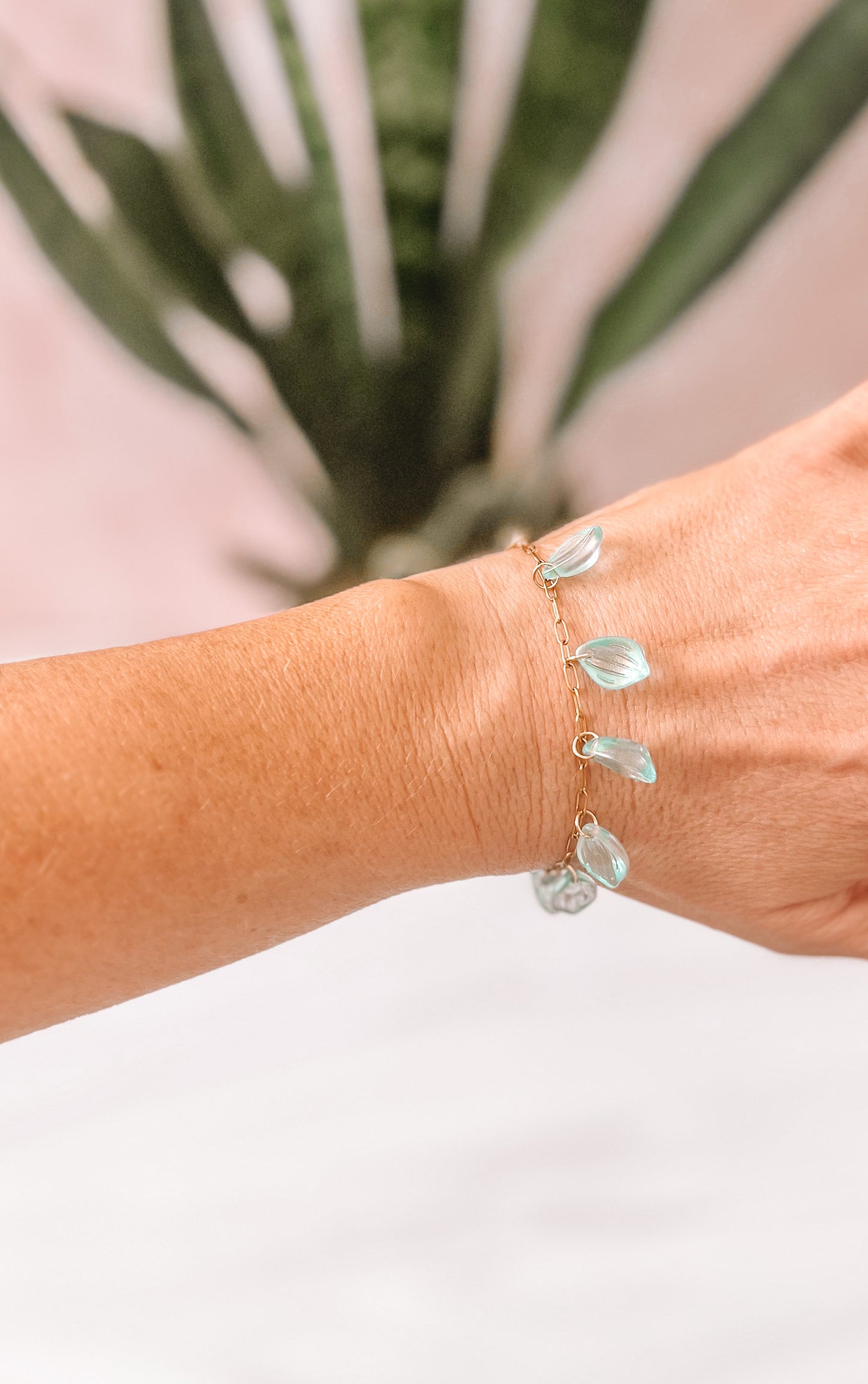 Bliss Petal Bracelet in Gold