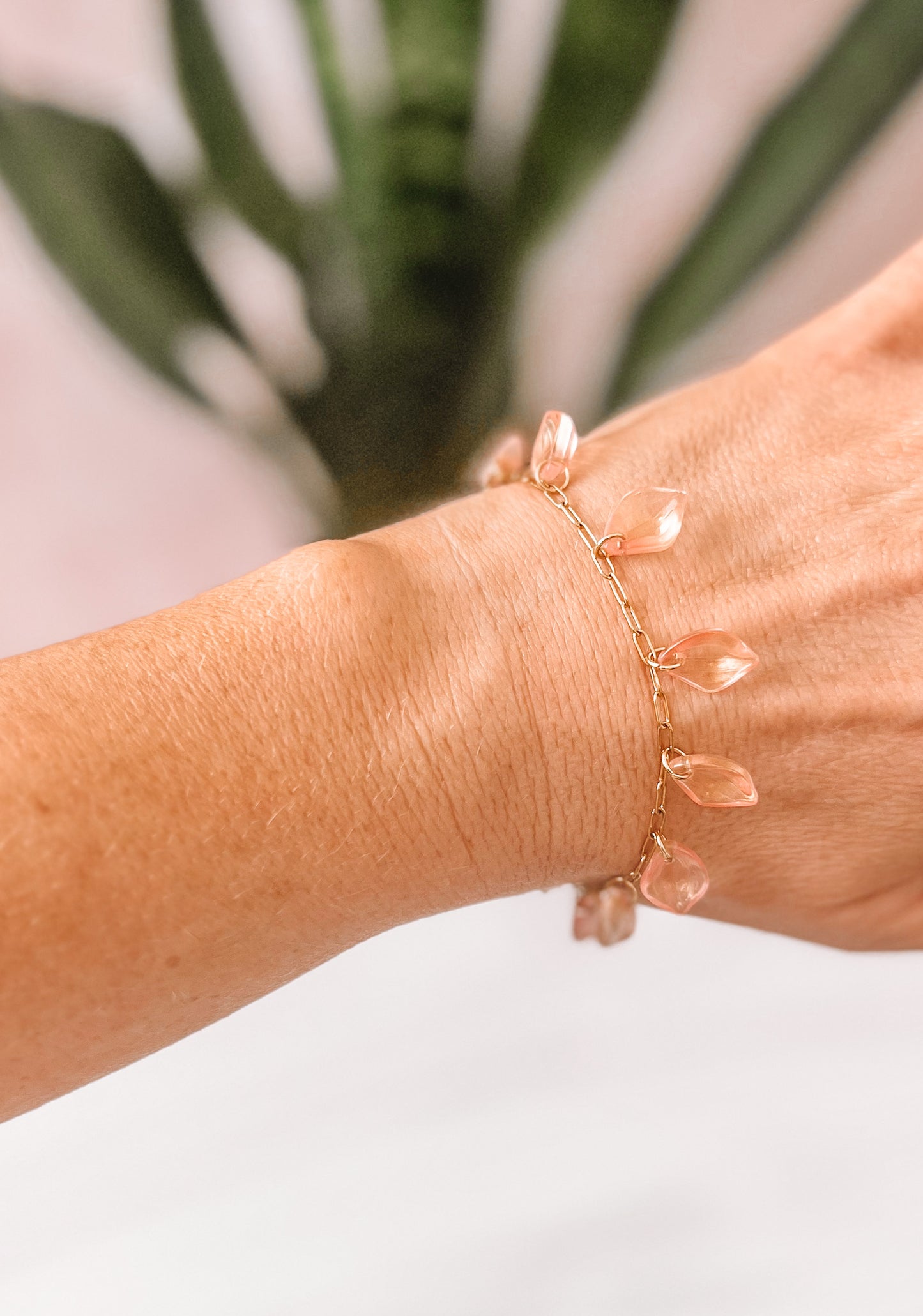 Bliss Petal Bracelet in Gold